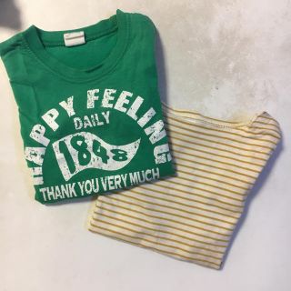 ムジルシリョウヒン(MUJI (無印良品))のMUJI &スキップランド七分袖ロンT    80  ♡2枚セット♡(Ｔシャツ)