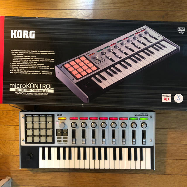 KORG(コルグ)のKORG microKONTROL 楽器のDTM/DAW(MIDIコントローラー)の商品写真