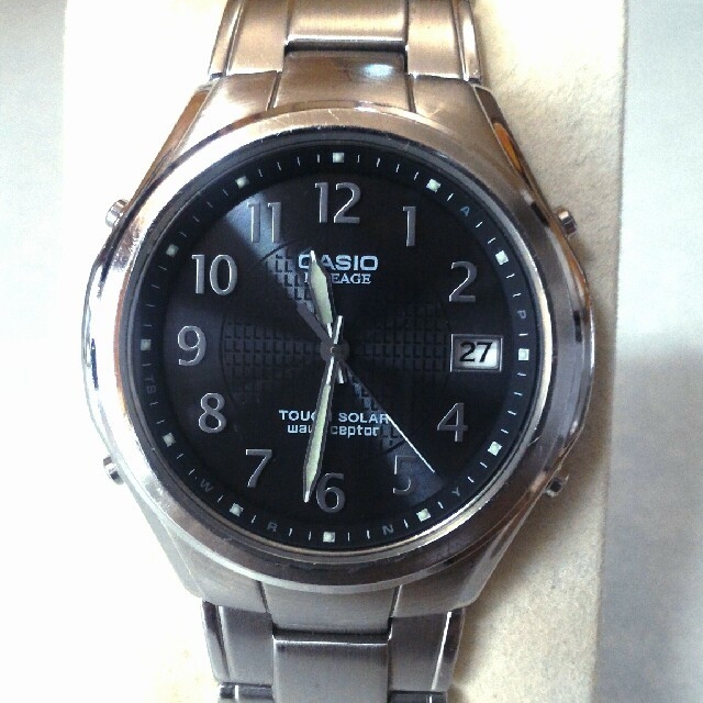 CASIO - CASIO LINEAGE タフソーラー電波時計 メンズの通販 by CASIO - CASIO LINEAGE タフソーラー電波時計 メンズの通販 by