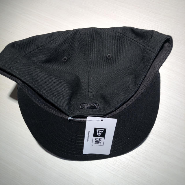 NEW YORK HAT(ニューヨークハット)のNY ハット 帽子 ニューヨークヤンキース 黒 8インチ メンズの帽子(キャップ)の商品写真