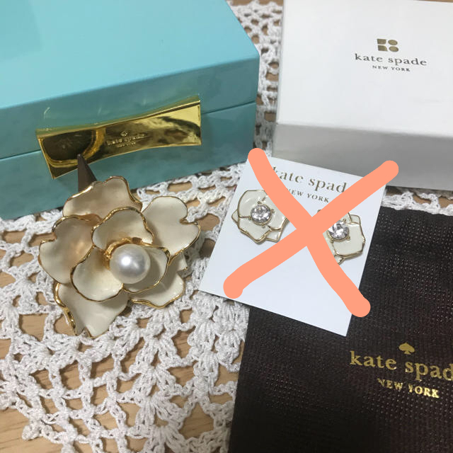 kate spade new york(ケイトスペードニューヨーク)のケネスジェイレーン リングのみ レディースのアクセサリー(ピアス)の商品写真