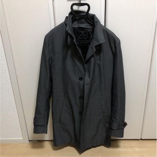 MEN'SBIGI　メンズビギ　ステンカラーウールコート　メンズ　ブラック　M