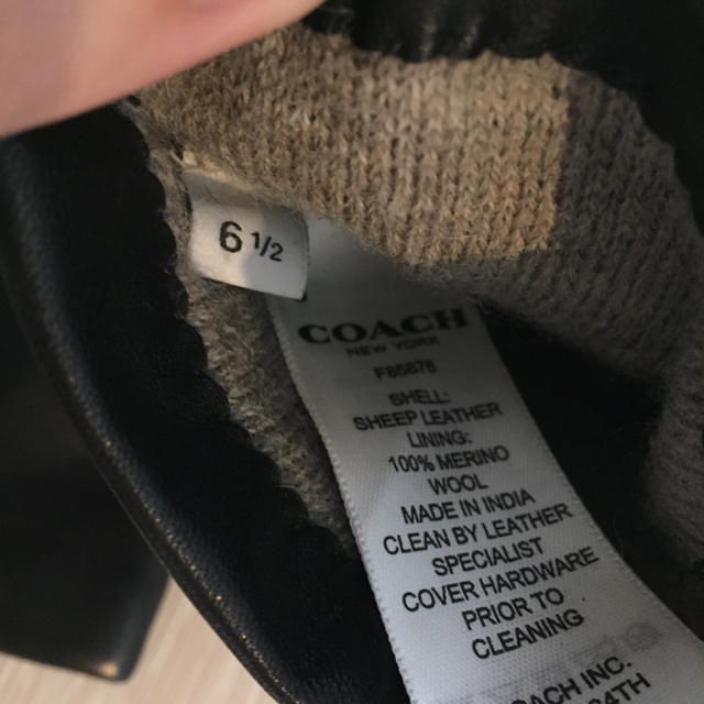 COACH(コーチ)のコーチ 手袋 レディースのファッション小物(手袋)の商品写真