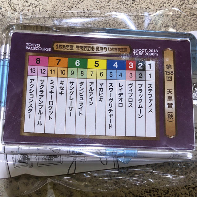 天皇賞・秋馬券ホルダー スポーツ/アウトドアのスポーツ/アウトドア その他(その他)の商品写真