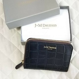 ジェイアンドエムデヴィッドソン(J&M DAVIDSON)の新品 J&M DAVIDSON  クロコ コインケース 財布(財布)