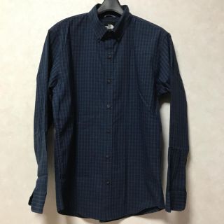 ザノースフェイス(THE NORTH FACE)のザ ノースフェイス 綿シャツ  ネイビー  XL(シャツ)