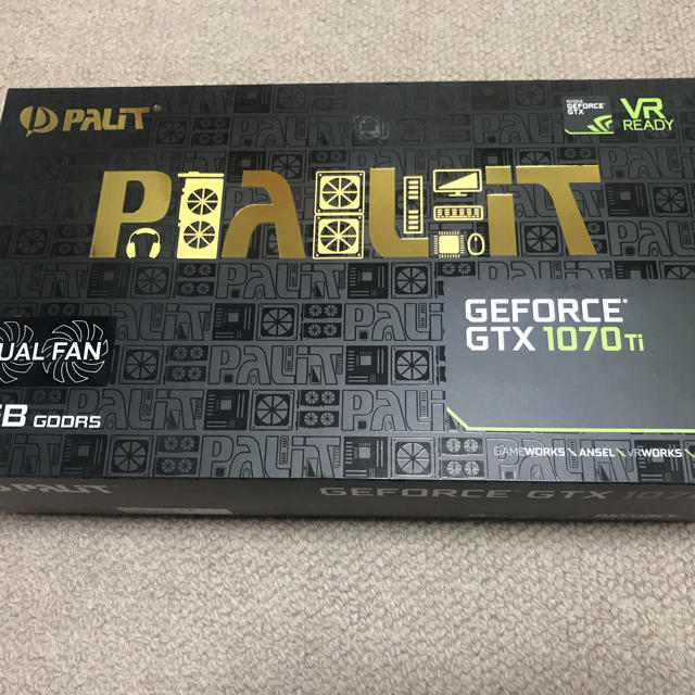 【再入荷】 ★新品★NVIDIA 8GB Palit GTX1070ti GeForce PCパーツ