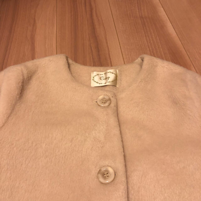 Crisp(クリスプ)の【mina様専用】コート ホワイト レディースのジャケット/アウター(ロングコート)の商品写真