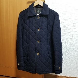 メンズビギ(MEN'S BIGI)の【専用】キルティングコート　ネイビー　ビジネス(ステンカラーコート)