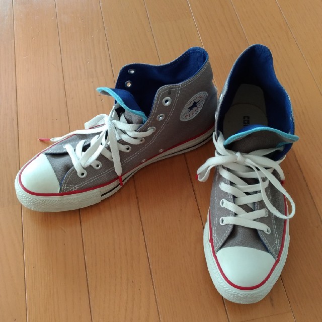 CONVERSE(コンバース)のコンバース　ハイカットグレー　27.5cm メンズの靴/シューズ(スニーカー)の商品写真