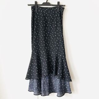 マウジー(moussy)のMOUSSY/マウジー 星柄タイトマーメイドスカート size1(ひざ丈スカート)