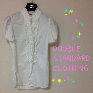 ダブルスタンダードクロージング(DOUBLE STANDARD CLOTHING)のダブスタ★フリルブラウス(シャツ/ブラウス(半袖/袖なし))