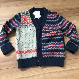 ベビーギャップ(babyGAP)のベイビーギャップ ニットジャケット 95センチ 新品未使用(カーディガン)