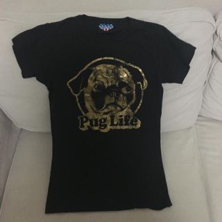 ジャンクフード(JUNK FOOD)のpug Tシャツ   JUNK FOOD(Tシャツ(半袖/袖なし))