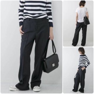 ドゥーズィエムクラス(DEUXIEME CLASSE)のドゥーズィエムクラス 18SS Navy standerdパンツ (カジュアルパンツ)