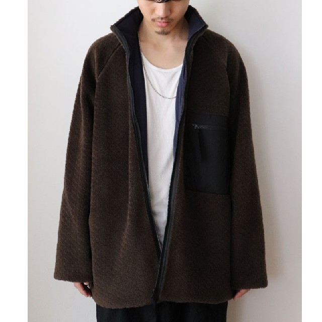 essay レトロ　カーディガン　フリース　ジャケット　18aw sunsea