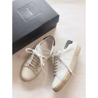 サンローラン(Saint Laurent)のサンローラン シグネチャー コート SL/06 定番スニーカー 35 極美品(スニーカー)