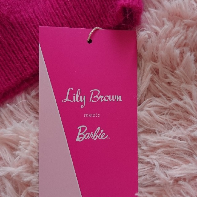 Lily Brown(リリーブラウン)のLily Brown × Barbie コラボニットトップス レディースのトップス(ニット/セーター)の商品写真