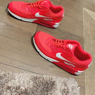 ナイキ(NIKE)のairmax90 レッド(スニーカー)