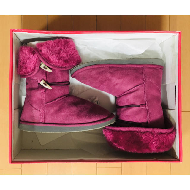 ファー付きムートンブーツ レディースの靴/シューズ(ブーツ)の商品写真