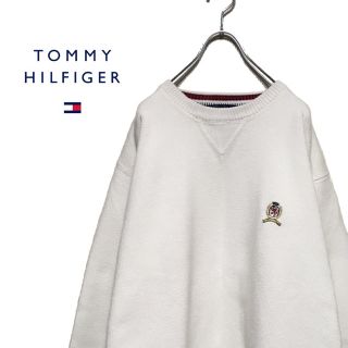 トミーヒルフィガー(TOMMY HILFIGER)の TOMMY HILFIGER 90s トミーヒルフィガー コットン ニット(ニット/セーター)