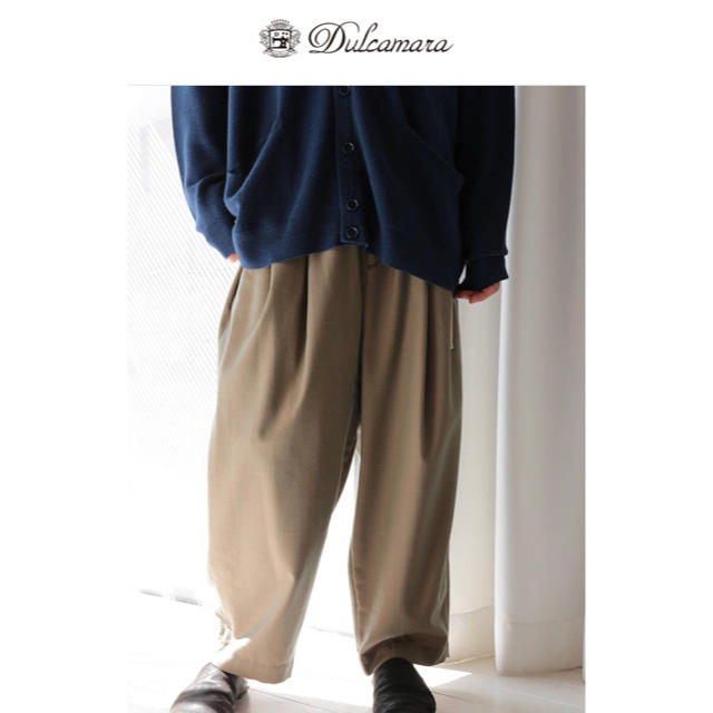 dulcamara よそいきオーバータックパンツ 18aw