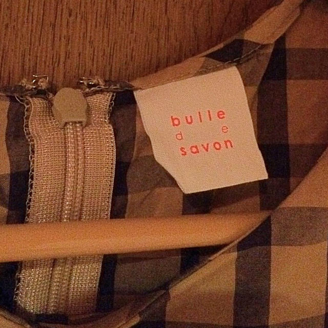 bulle de savon(ビュルデサボン)のビュルデサボン チェックブラウス レディースのトップス(シャツ/ブラウス(長袖/七分))の商品写真