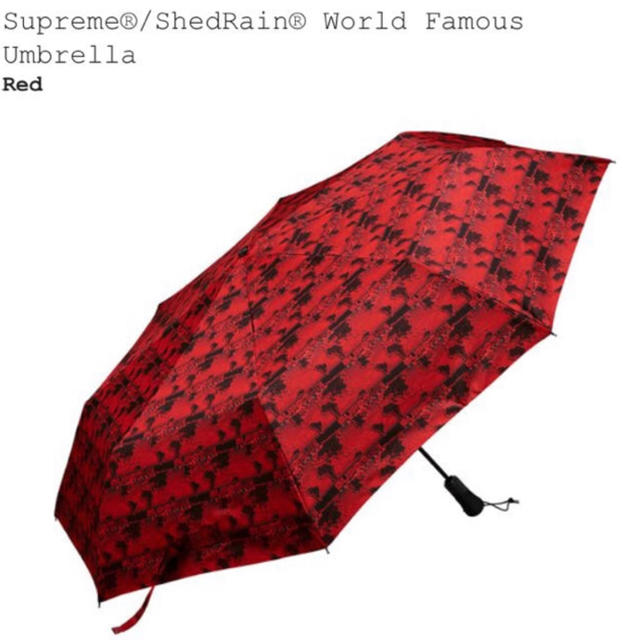 2018ss Supreme ShedRain Umbrella 傘 Red 赤