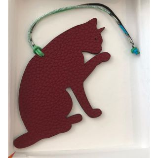 エルメス(Hermes)のcat happy様専用 HERMES☆プティアッシュチャーム☆限定品 猫(バッグチャーム)