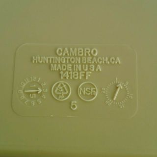 送料無料！希少！CAMBRO  キャンブロ トレイ　L　4枚セット(テーブル用品)