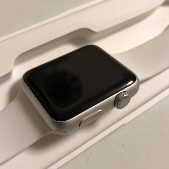 Apple Watch(アップルウォッチ)の【さとしさん専用】Apple Watchスポーツ 42mm ホワイト メンズの時計(腕時計(デジタル))の商品写真