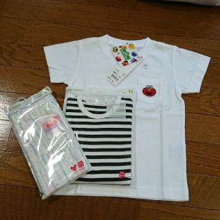 ユニクロ(UNIQLO)の専用☆UNIQLOTシャツ+ロンT+レギンスセット(Tシャツ/カットソー)