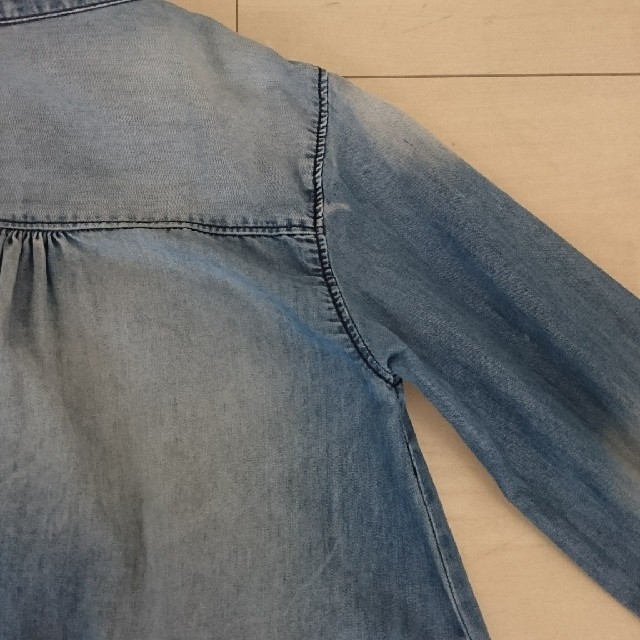 ZARA KIDS(ザラキッズ)のZara Kids  デニムワンピース【128】 キッズ/ベビー/マタニティのキッズ服女の子用(90cm~)(ワンピース)の商品写真