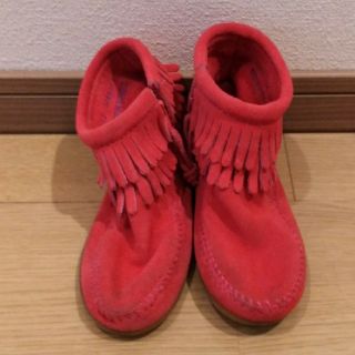 ミネトンカ(Minnetonka)のミネトンカ　18cm フリンジブーツ(ブーツ)