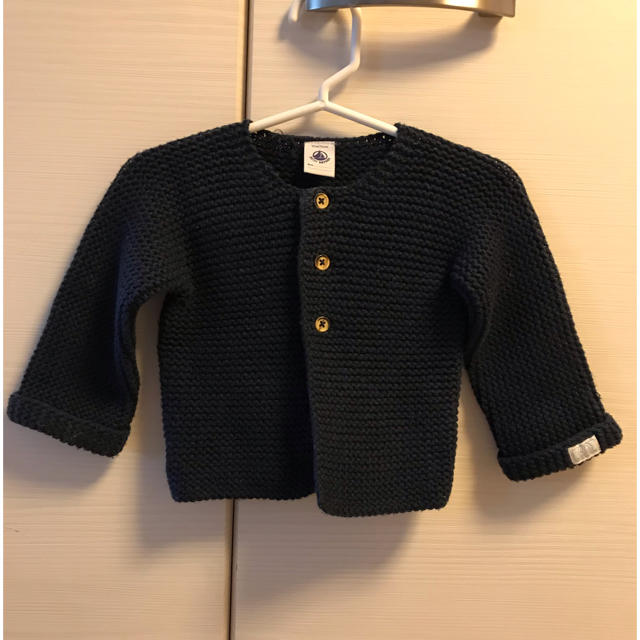 PETIT BATEAU(プチバトー)のプチバトー カーディガン キッズ/ベビー/マタニティのベビー服(~85cm)(カーディガン/ボレロ)の商品写真