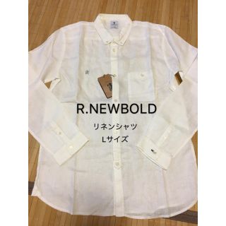 アールニューボールド(R.NEWBOLD)のポールスミス 【R.NEWBOLD_アールニューボールド】リネンシャツ 白(シャツ)