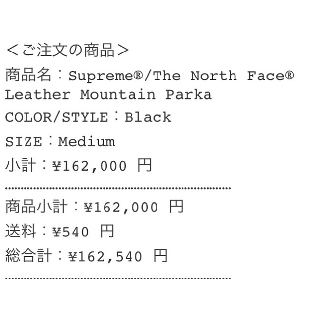 The North Face Leater Mountain Parka 黒 M黒BLACKサイズ