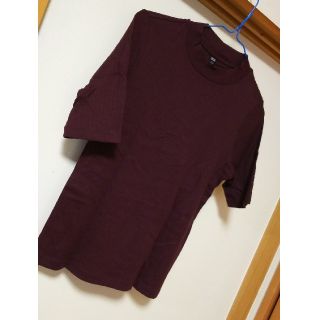 ユニクロ(UNIQLO)のユニクロ 5分丈 リブハイネック Lサイズ(カットソー(半袖/袖なし))