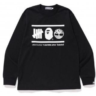 アベイシングエイプ(A BATHING APE)のUNDEFEATED×BAPE×TIMBERLAND L/S TEE Mサイズ(Tシャツ/カットソー(七分/長袖))