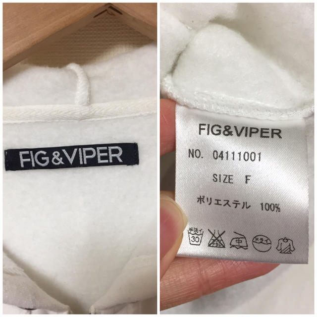 FIG&VIPER(フィグアンドヴァイパー)のFIG&VIPER♡ビジューパーカー レディースのトップス(パーカー)の商品写真