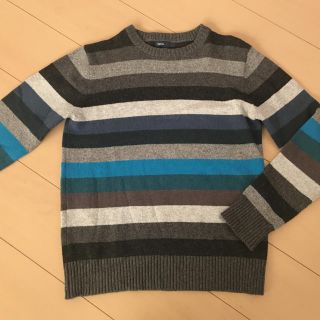 ギャップ(GAP)のGAP ボーダーセーター ウール混  160cm(ニット)