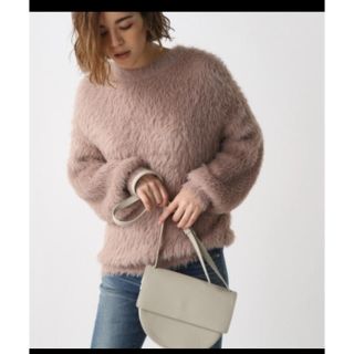 アズールバイマウジー(AZUL by moussy)の美品 AZUL BY MOUSS シャギーKNIT プルオーバー (ニット/セーター)