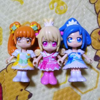 バンダイ(BANDAI)のプリコーデドール ドキドキプリキュア 3体セット(キャラクターグッズ)