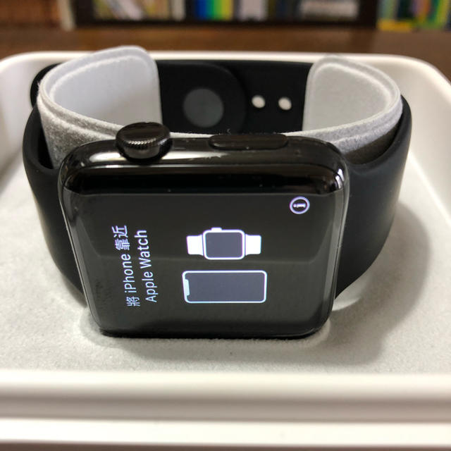 Apple Watch Series2スペースブラックステンレススチール42mm