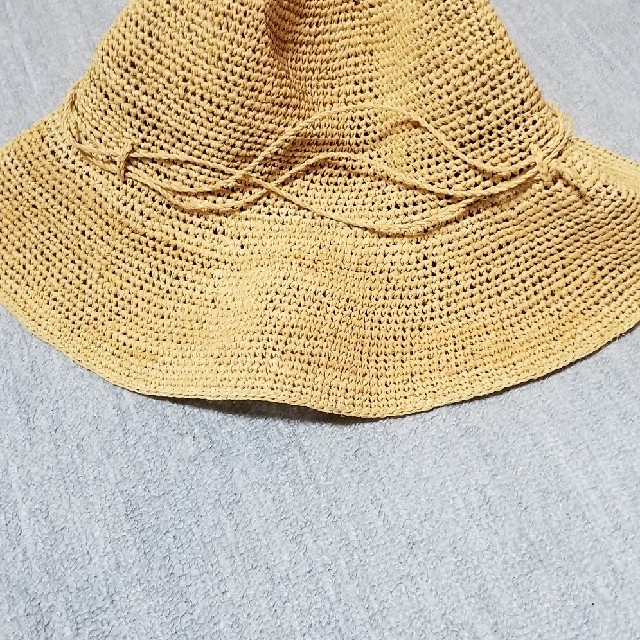 MUJI (無印良品)(ムジルシリョウヒン)の無印ラフィアハットベージュ レディースの帽子(麦わら帽子/ストローハット)の商品写真