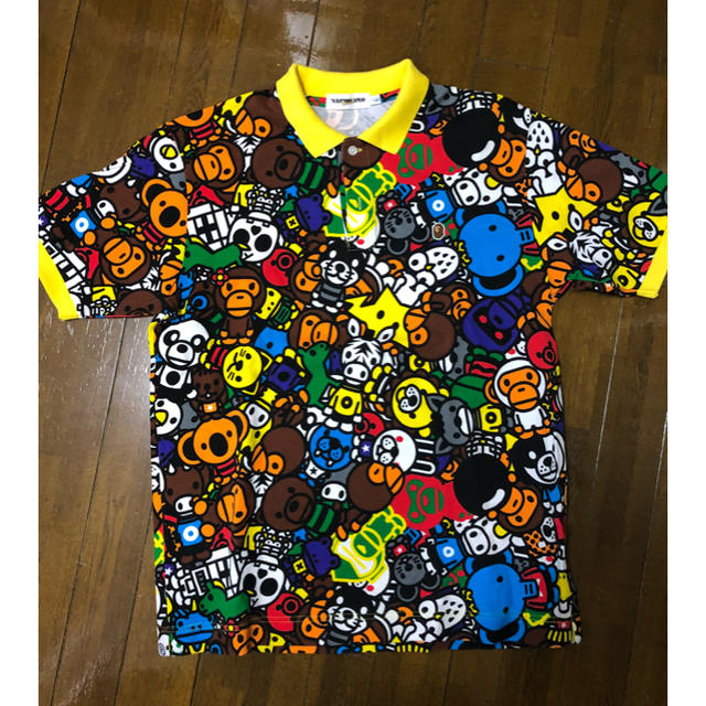 A BATHING APE - アムちゃん様 APE マイロ アニマル ポロシャツ Lの