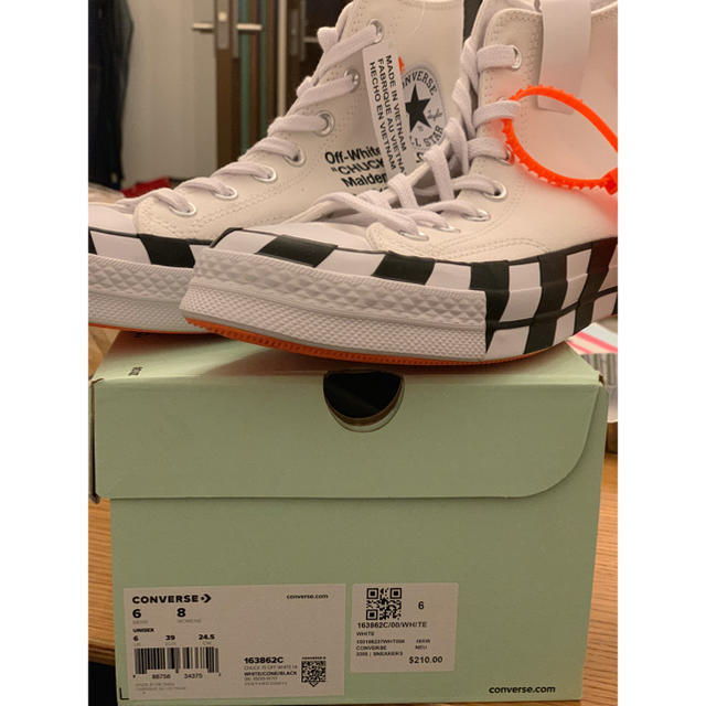 24.5送料込 コンバース converse off white オフホワイト