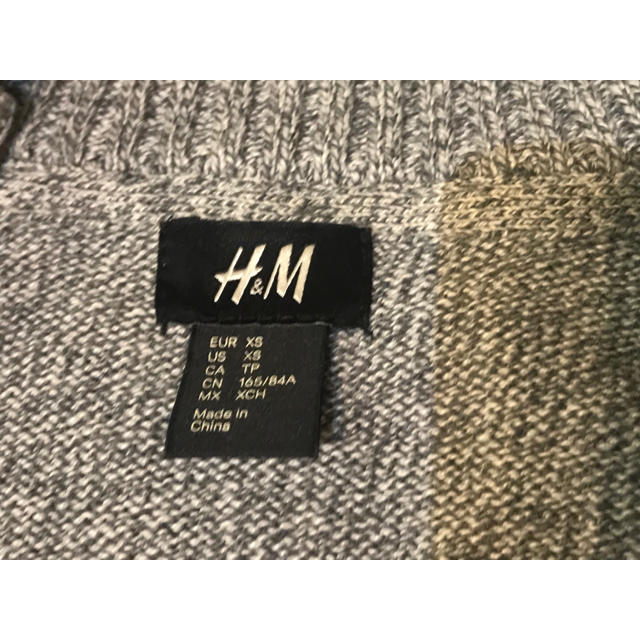 H&M(エイチアンドエム)のH&M★メンズ ニット ジャケット【美品】 メンズのトップス(ニット/セーター)の商品写真