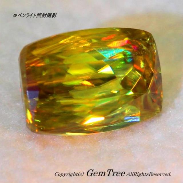 貢献インクル綺麗なスフェーン2.39ct