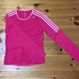 アディダス(adidas)のアディダス 長袖Ｔシャツ Mサイズ 子供(陸上競技)